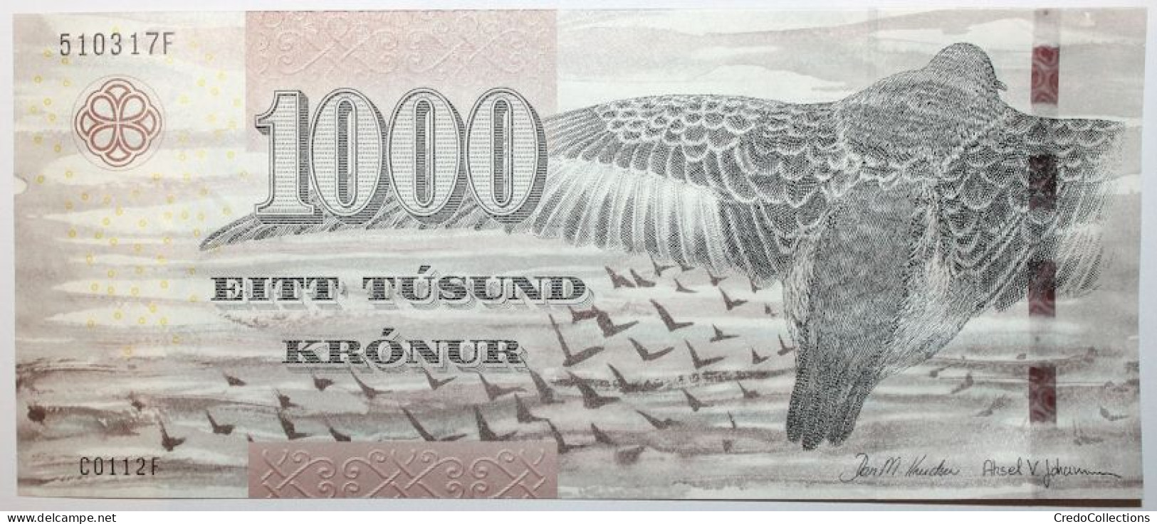 Féroé - 1000 Kronur - 2011 - PICK 33 - NEUF - Isole Faroer