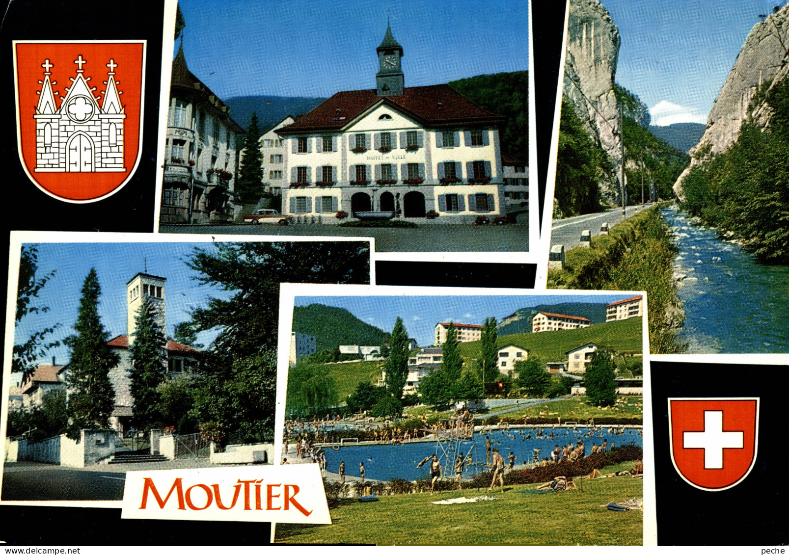 N°107408 -cpsm Moutier --multivues- - Moutier