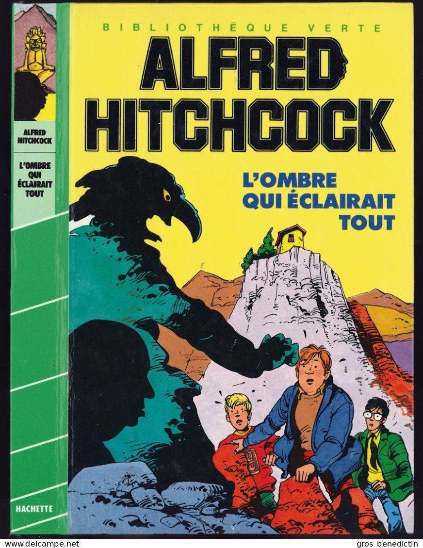 Hachette - Bib. Verte - Hitchcock - Les Trois Jeunes Détectives - "L'ombre Qui éclairait Tout" - 1985 - #Ben&Hitch - Bibliothèque Verte