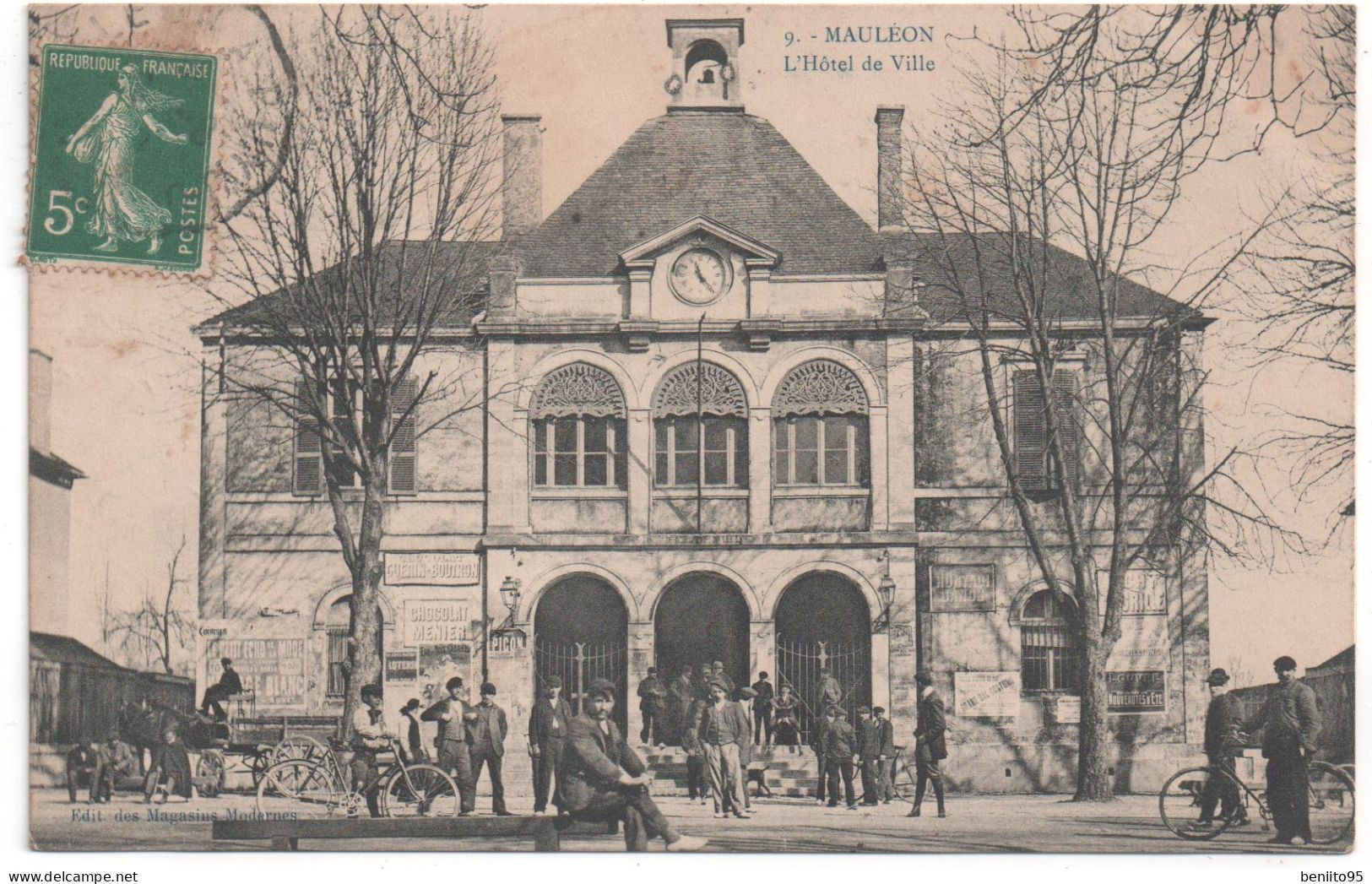 CPA De MAULEON - L'hôtel De Ville. - Mauleon Licharre