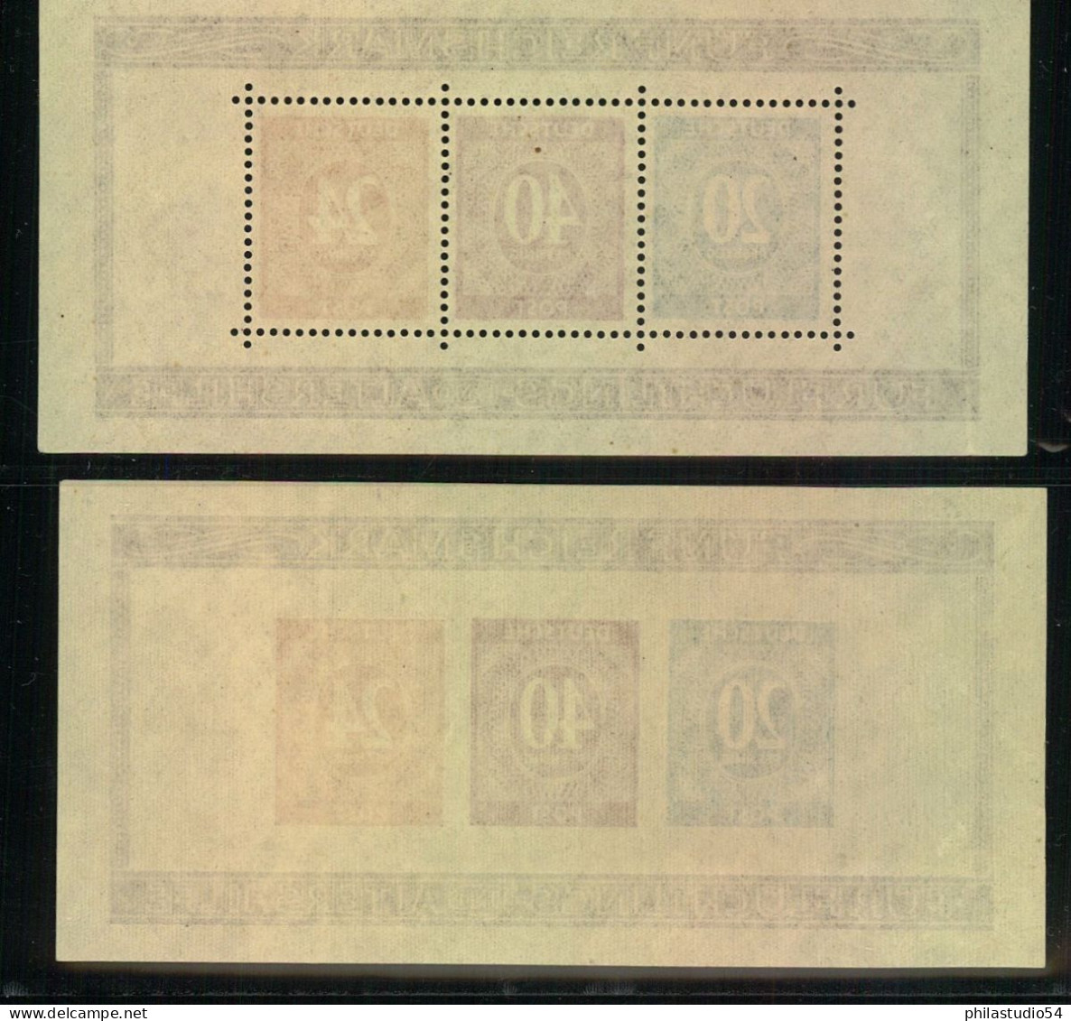 11946, Altershilfe - Blockpaar Postfrisch (Block 12 A/B) - Other & Unclassified