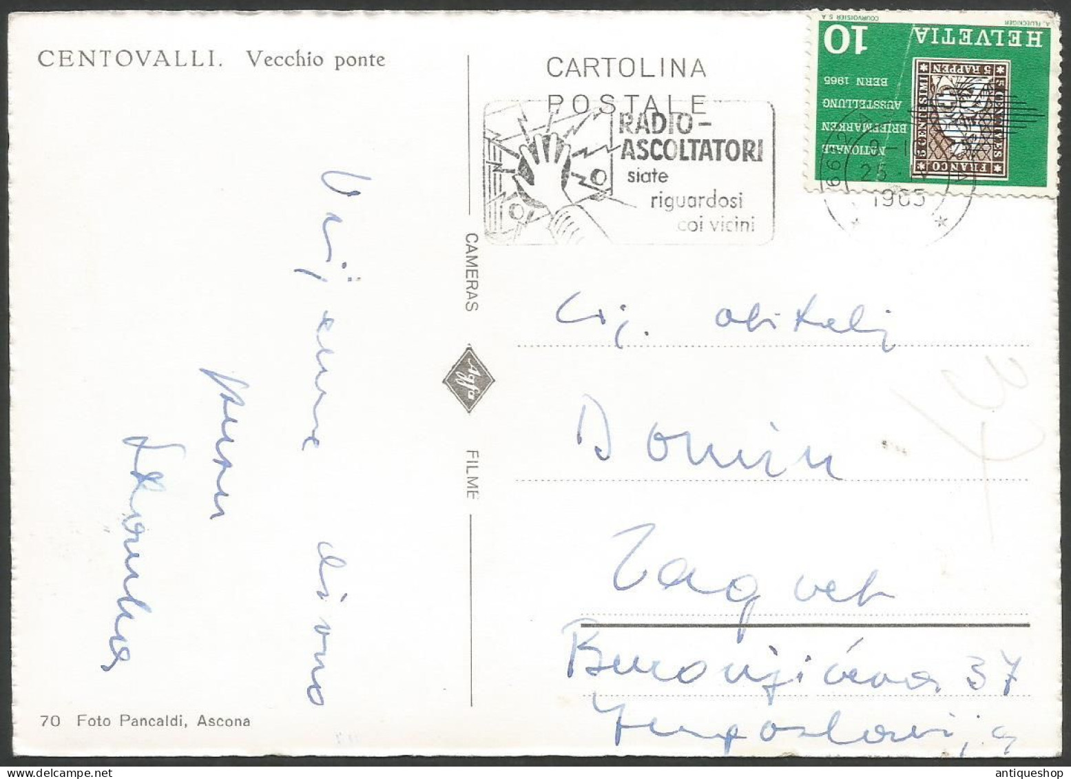 Switzerland-----Centovalli-----old Postcard - Centovalli