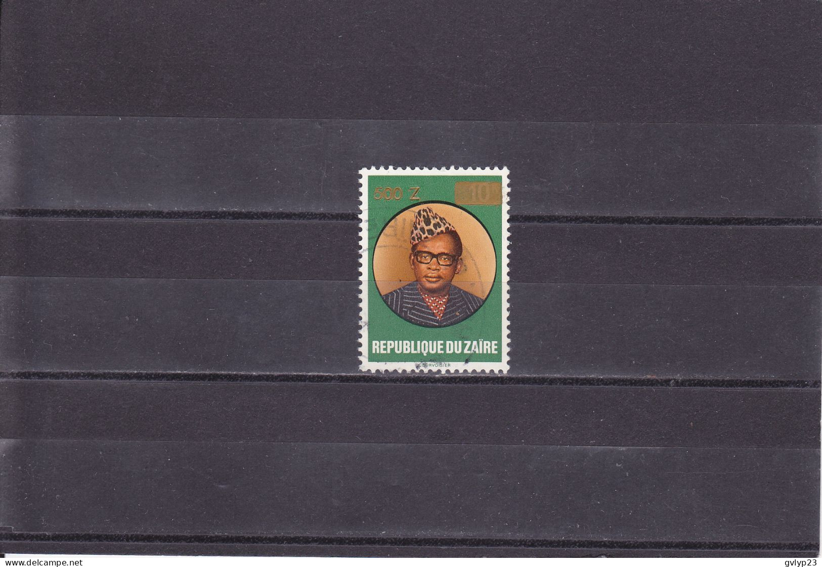 PRéSIDENT MOBUTU/500 Z SUR 10 K/ OBLITéRé/ N° 1333 YVERT ET TELLIER 1990 - Used Stamps