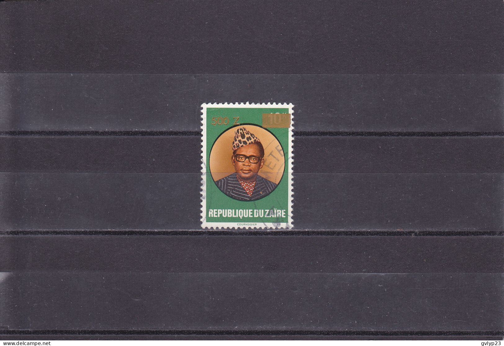 PRéSIDENT MOBUTU/500 Z SUR 10 K/ OBLITéRé/ N° 1333 YVERT ET TELLIER 1990 - Usati