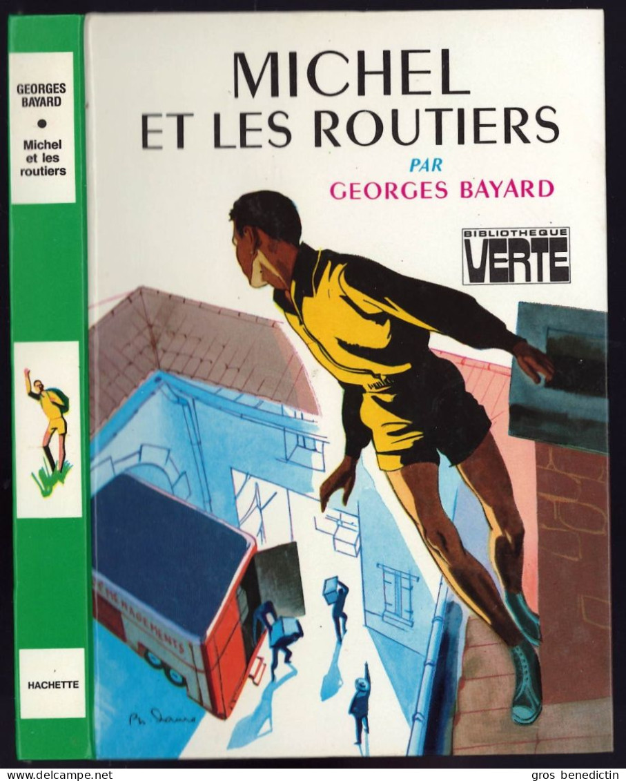 Hachette - Bibliothèque Verte - Georges Bayard - "Michel Et Les Routiers" - 1981 - #Ben&Mich - Biblioteca Verde