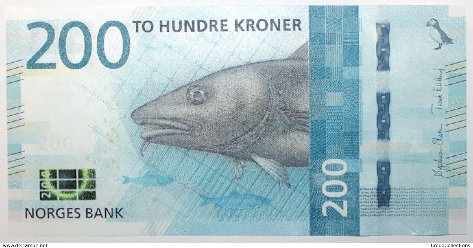 Norvège - 200 Kroner - 2016 - PICK 55a - NEUF - Norvège