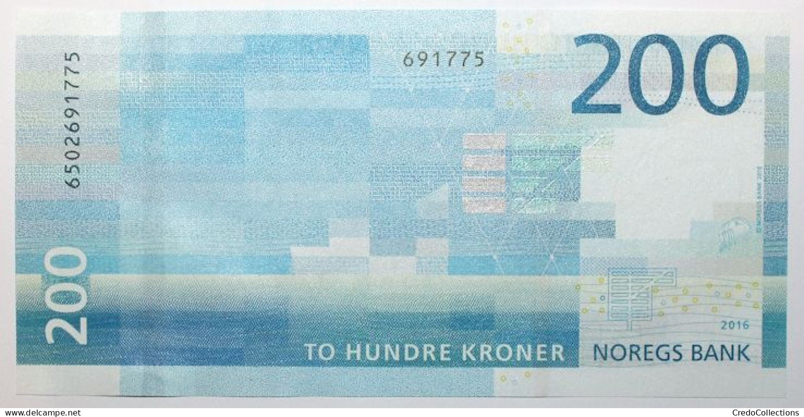 Norvège - 200 Kroner - 2016 - PICK 55a - NEUF - Norvège