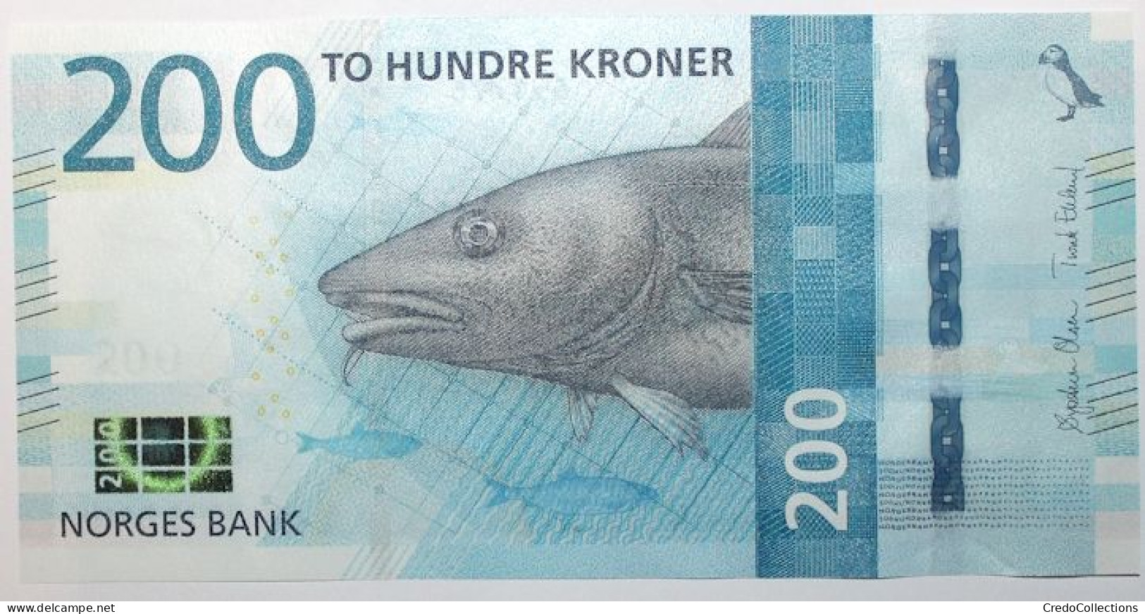 Norvège - 200 Kroner - 2016 - PICK 55a - NEUF - Norway