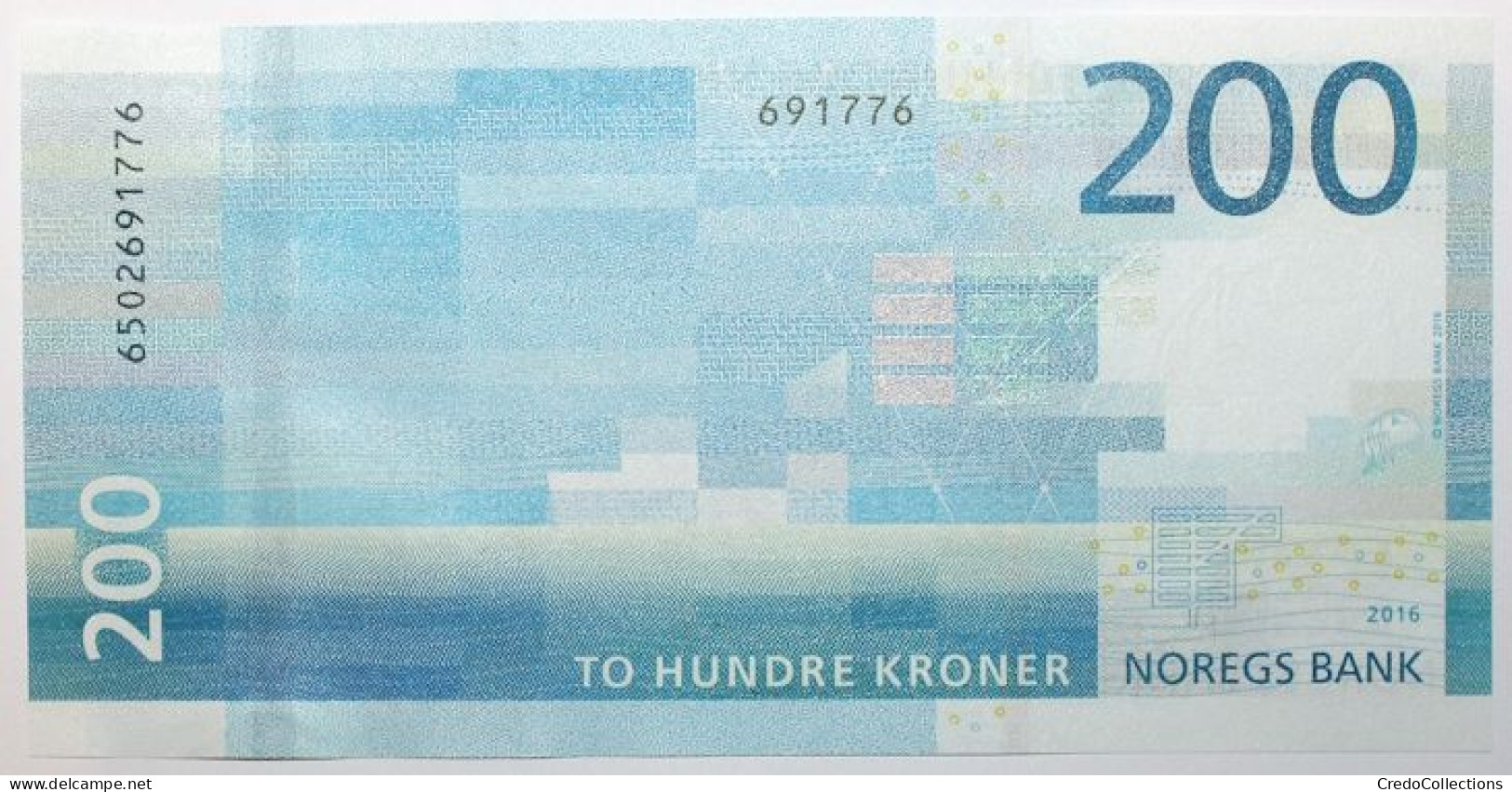 Norvège - 200 Kroner - 2016 - PICK 55a - NEUF - Norway