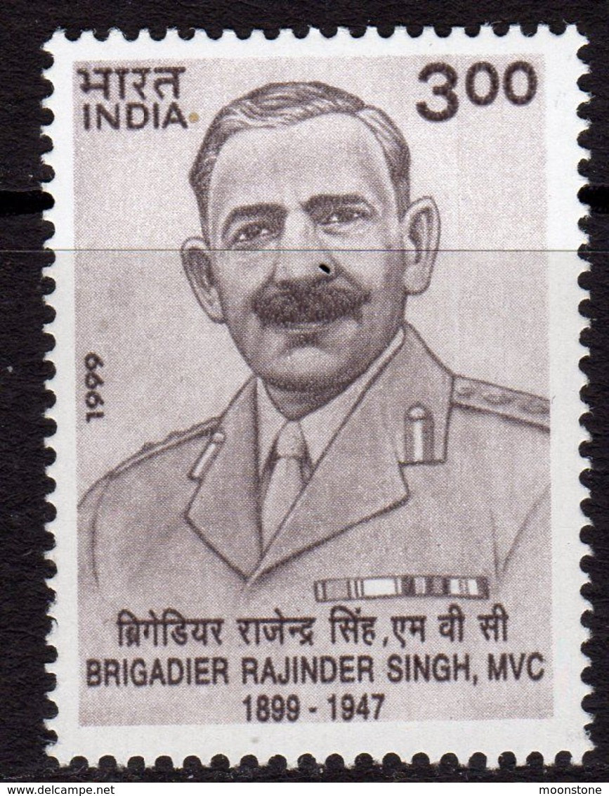 India 1999 Birth Centenary Of Brigadier Rajinder Singh, MNH, SG 1882 (D) - Ungebraucht