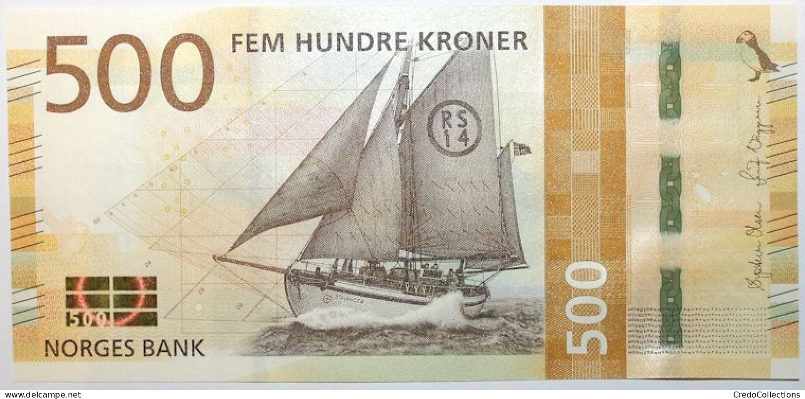 Norvège - 500 Kroner - 2018 - PICK 56a - NEUF - Norvegia