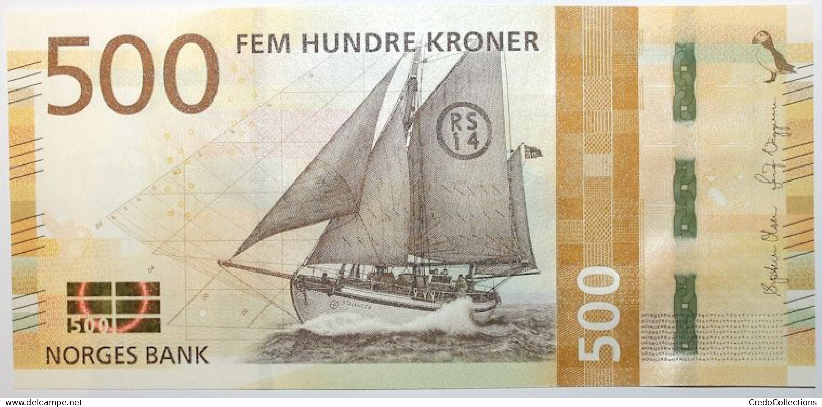 Norvège - 500 Kroner - 2018 - PICK 56a - NEUF - Norway