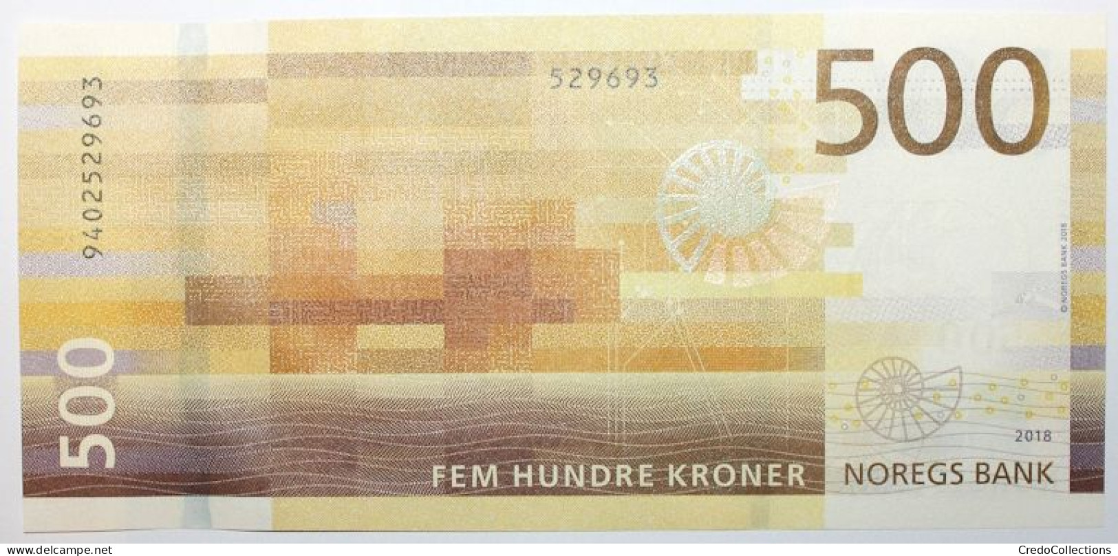 Norvège - 500 Kroner - 2018 - PICK 56a - NEUF - Norvège