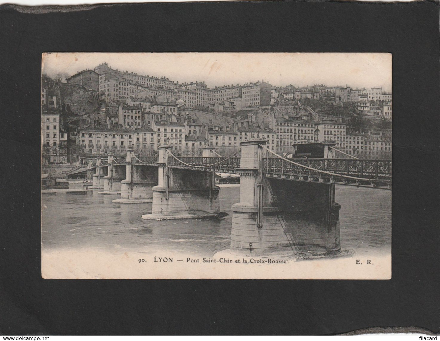 123290       Francia,    Lyon,    Pont   Saint-Clair  Et  La  Croix-Rousse,   VG   1913 - Lyon 9