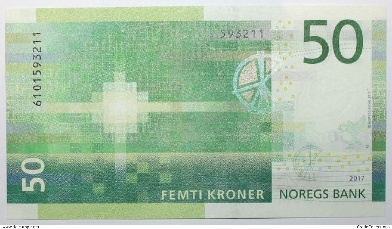 Norvège - 50 Kroner - 2017 - PICK 53a - NEUF - Norway