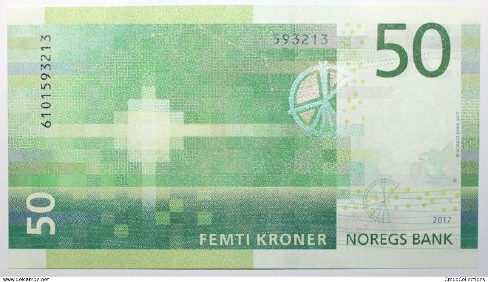 Norvège - 50 Kroner - 2017 - PICK 53a - NEUF - Norway