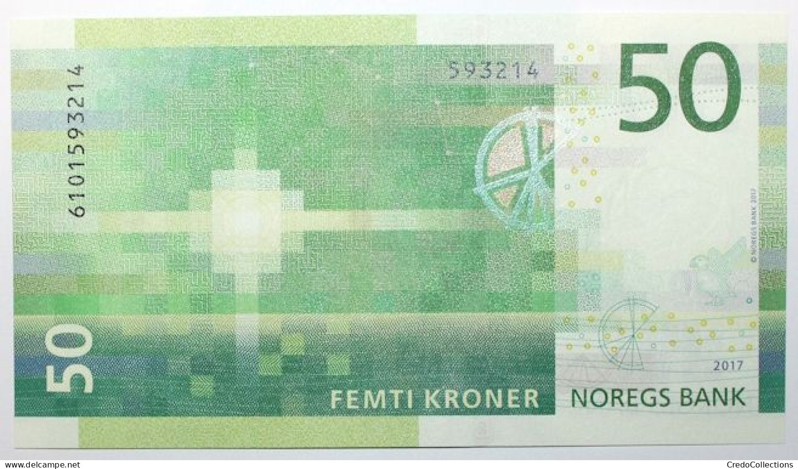 Norvège - 50 Kroner - 2017 - PICK 53a - NEUF - Norway