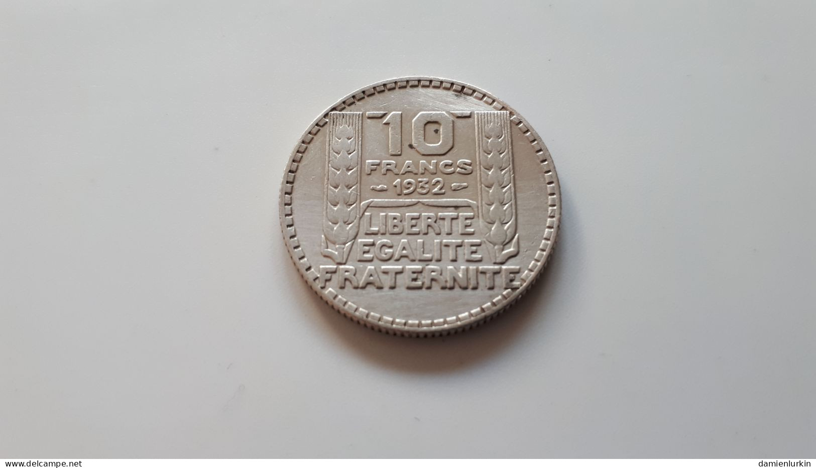 FRANCE 10 FRANCS TURIN 1932 ARGENT/SILVER/SILBER/ZILVER/ARGENTO/PLATA - 10 Francs