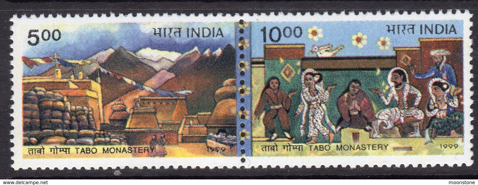 India 1999 New Millenium, Unity In Diversity Pair, MNH, SG 1894/5 (D) - Ungebraucht