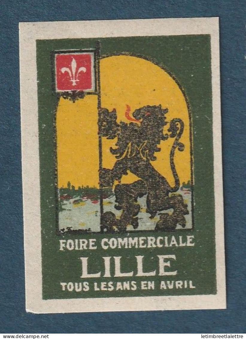 France - Vignette - Foire Commerciale De Lille - 1927 - Esposizioni Filateliche