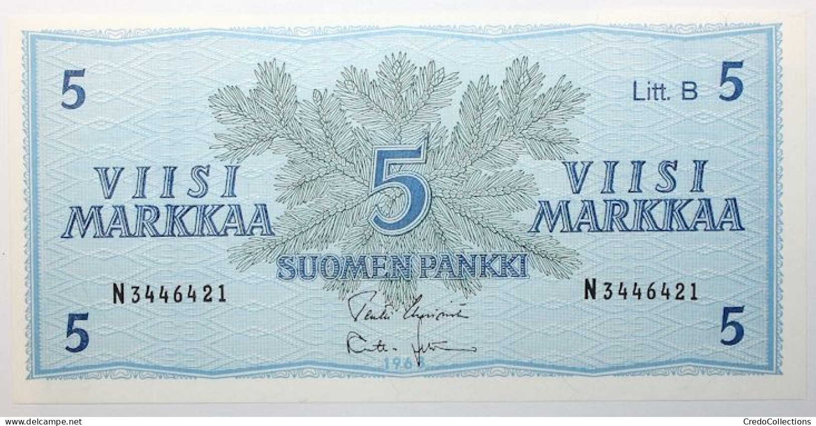 Finlande - 5 Markkaa - 1963 - PICK 106Аa.160 - SPL - Finnland