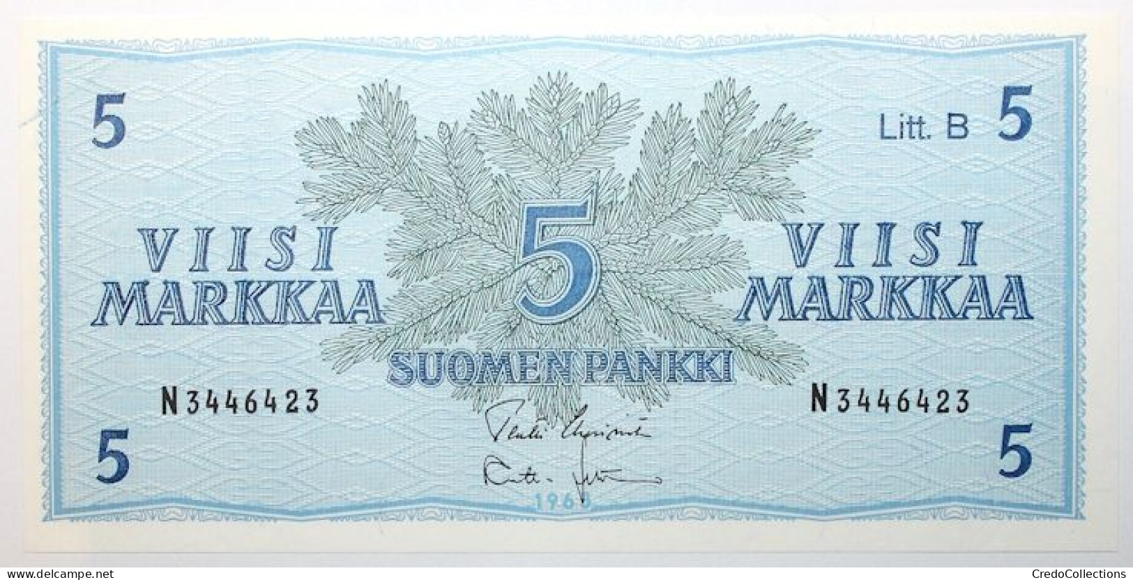 Finlande - 5 Markkaa - 1963 - PICK 106Аa.160 - SPL - Finlande