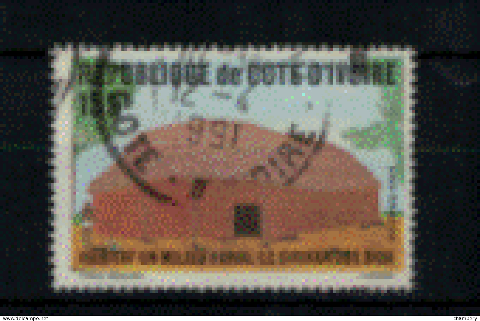 Cote D'Ivoire - "Habitat En Milieu Rural - Case Indigène" - T. Oblitéré N° 829 De 1989 - Côte D'Ivoire (1960-...)