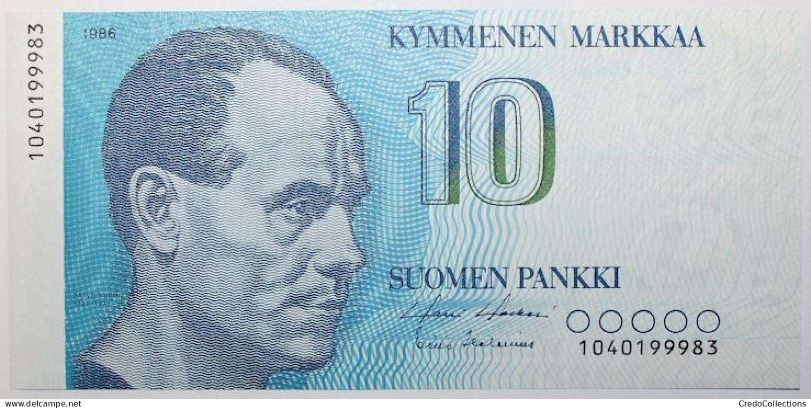 Finlande - 10 Markkaa - 1986 - PICK 113a.20 - NEUF - Finlandia