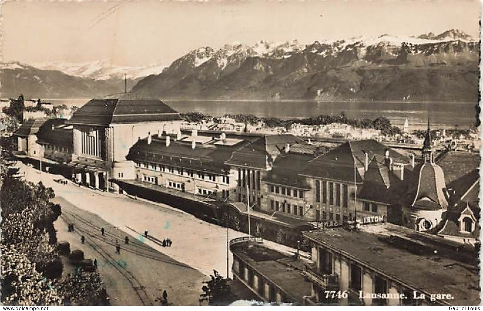 Lausanne La Gare 1938 - Lausanne