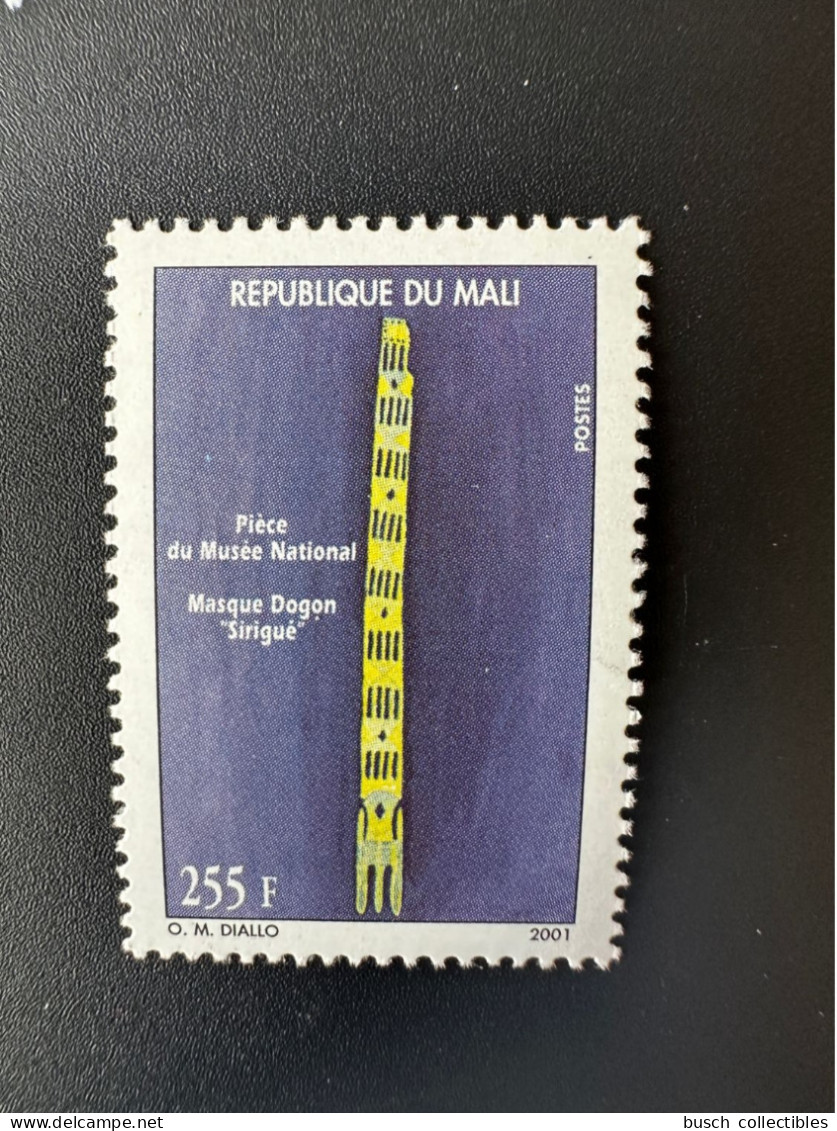 Mali 2001 Mi. 2602I Pièce Du Musée National Museum Masque Mask Maske Dogon "Sirigué" Art Kunst 1 Val. - Mali (1959-...)