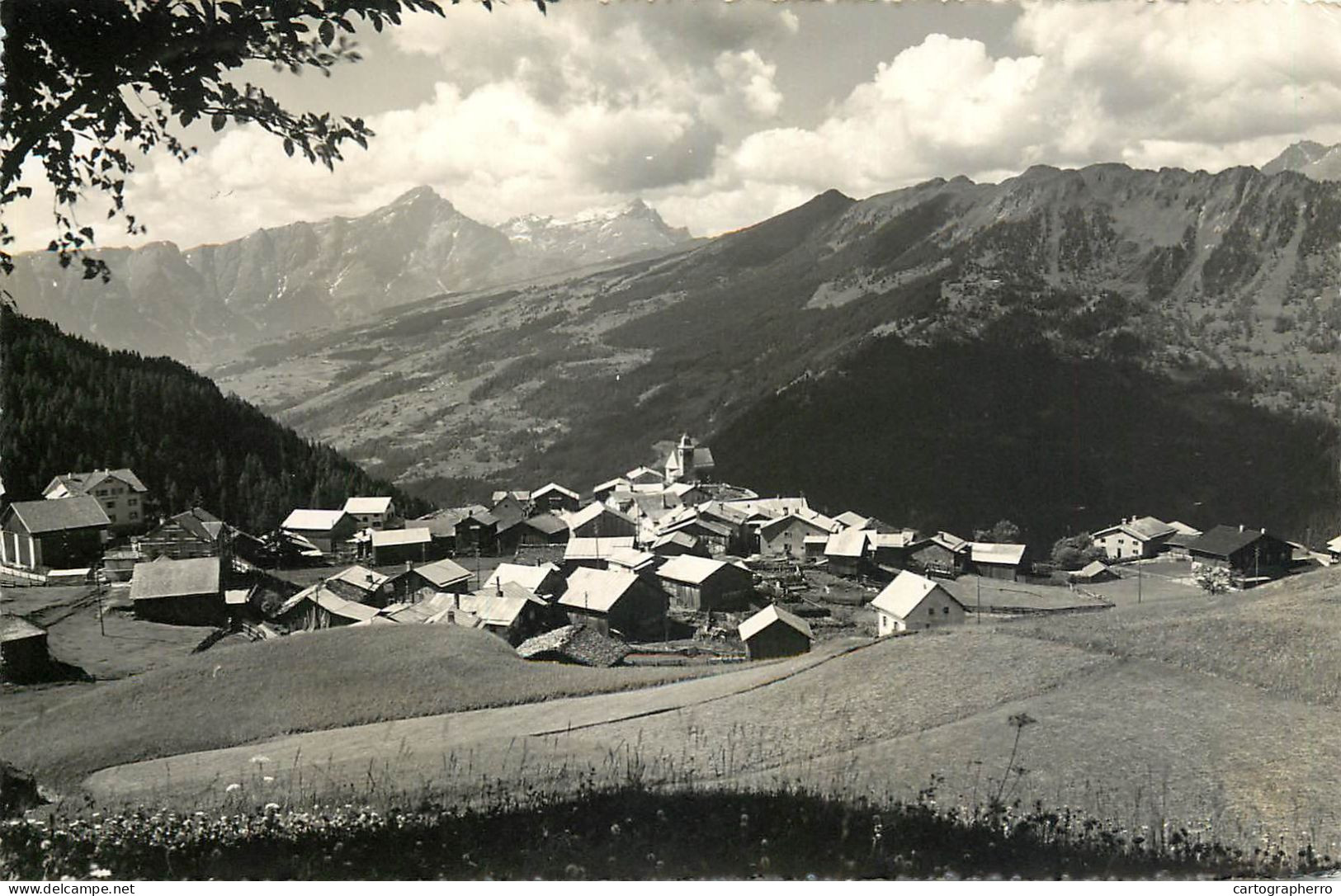 Switzerland Feldis Mit Blick Aud Piz Beverin - Bever