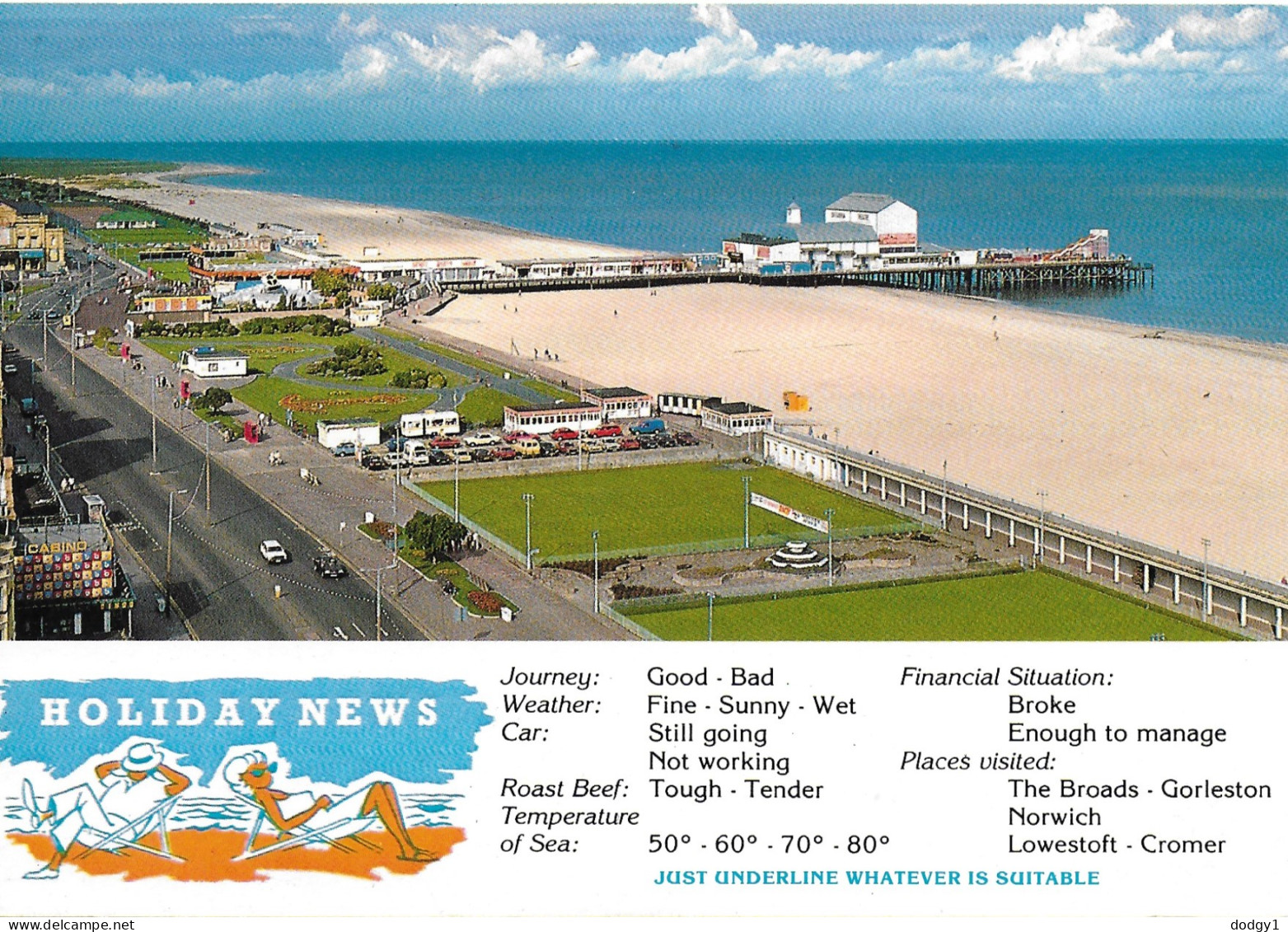 BRITANNIA PIER, MARINE PARADE, GREAT YARMOUTH, ENGLAND. UNUSED POSTCARD   Wp6 - Great Yarmouth