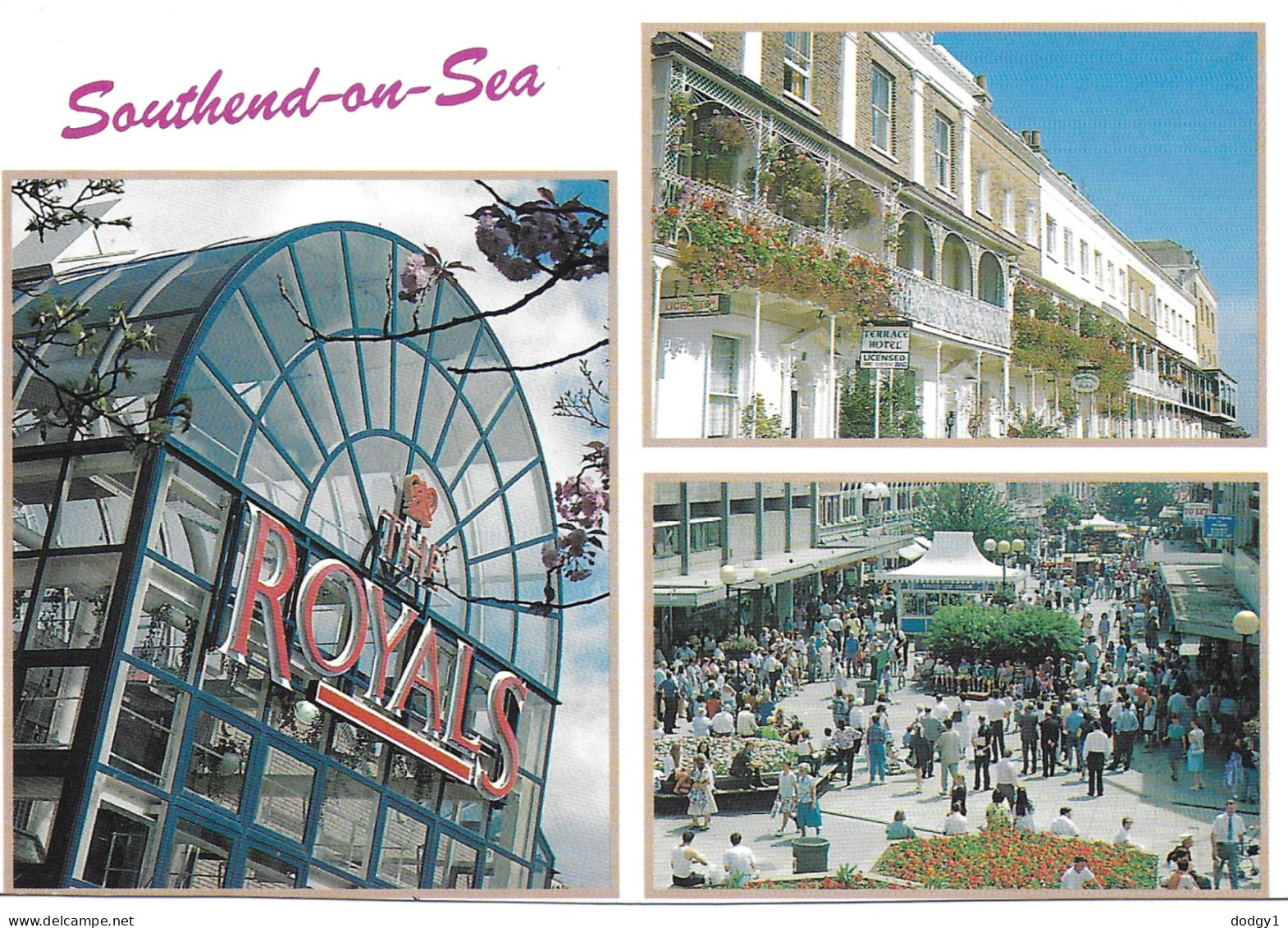 SOUTHEND ON SEA, ESSEX, ENGLAND. UNUSED POSTCARD   Wp6 - Southend, Westcliff & Leigh