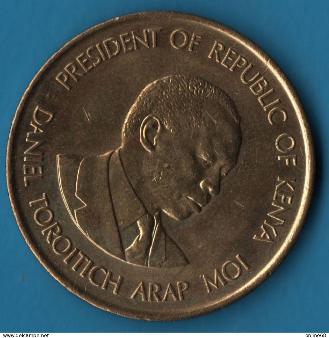 KENYA 10 CENTS 1991 KM# 18 Arap Moi - Kenia