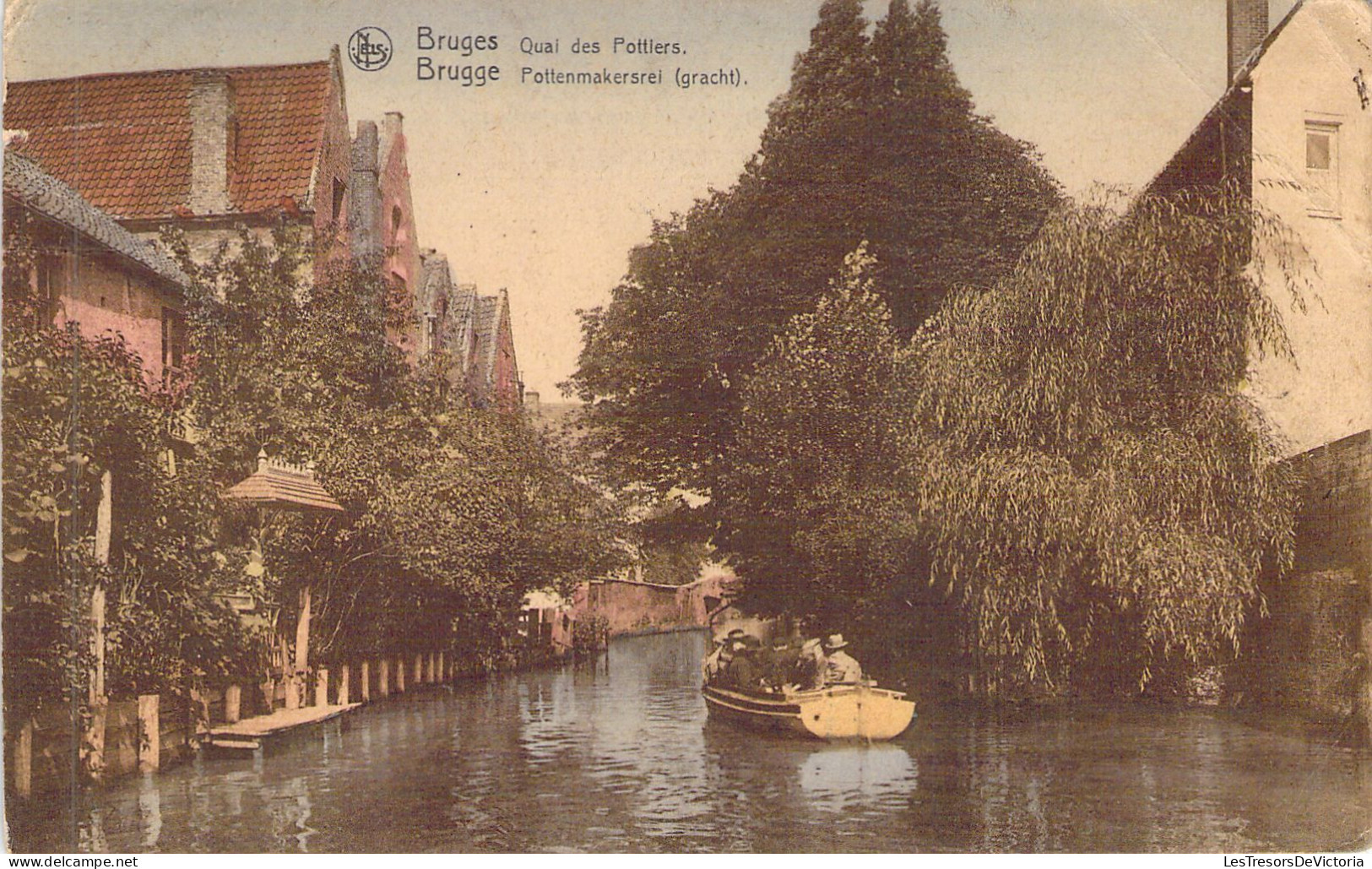BELGIQUE - BRUGES - Quai Des Pottiers - Carte Postale Ancienne - Brugge