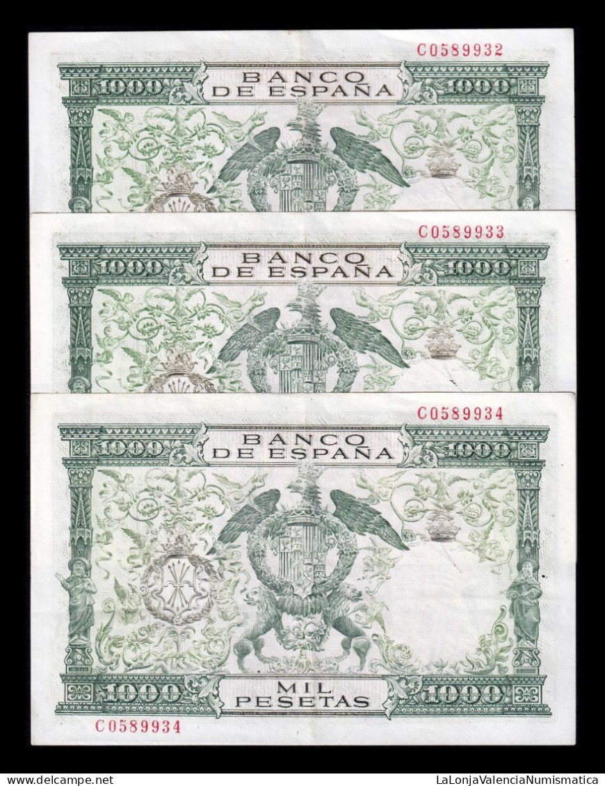 España Spain Trio 1000 Pesetas Reyes Católicos 1957 Pick 149 Serie C Mbc/Ebc Vf/Xf - 1000 Pesetas