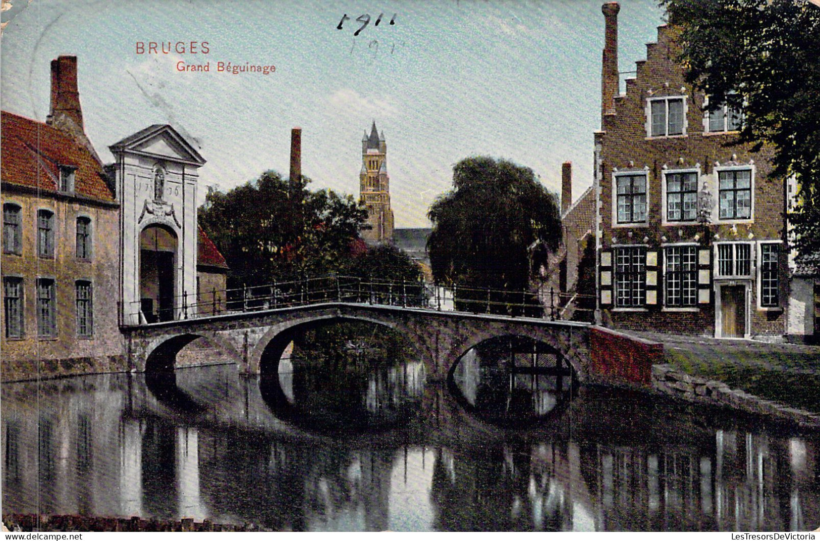 BELGIQUE - BRUGES - Grand Béguinage - Carte Postale Ancienne - Brugge