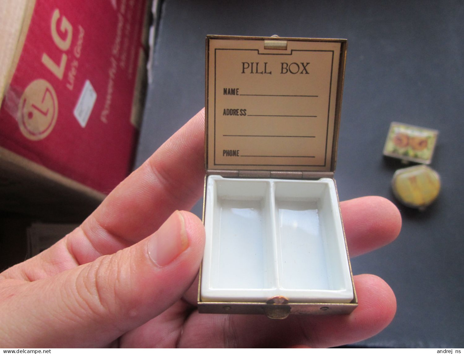 Old Pill Box - Medical & Dental Equipment