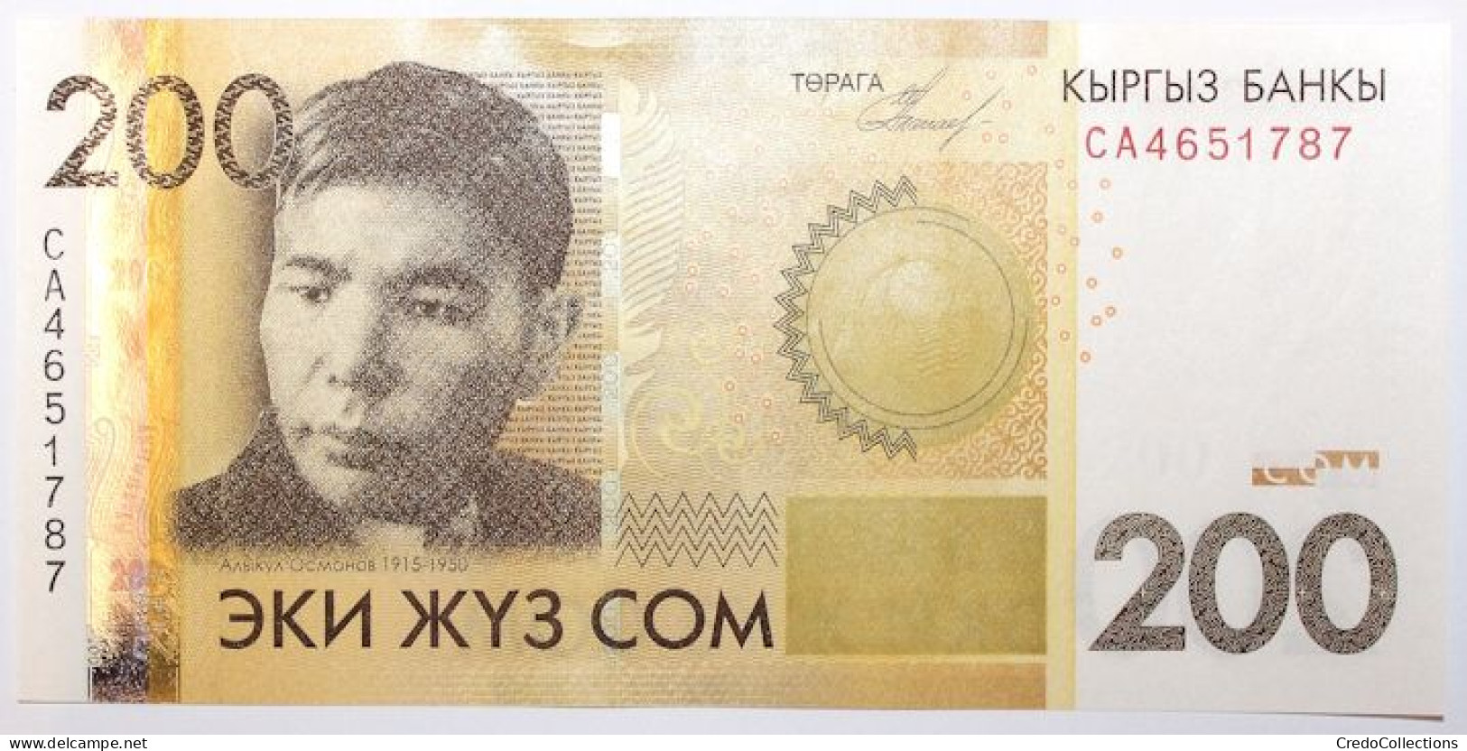 Kyrgyzstan - 200 Som - 2010 - PICK 27a - NEUF - Kirghizistan