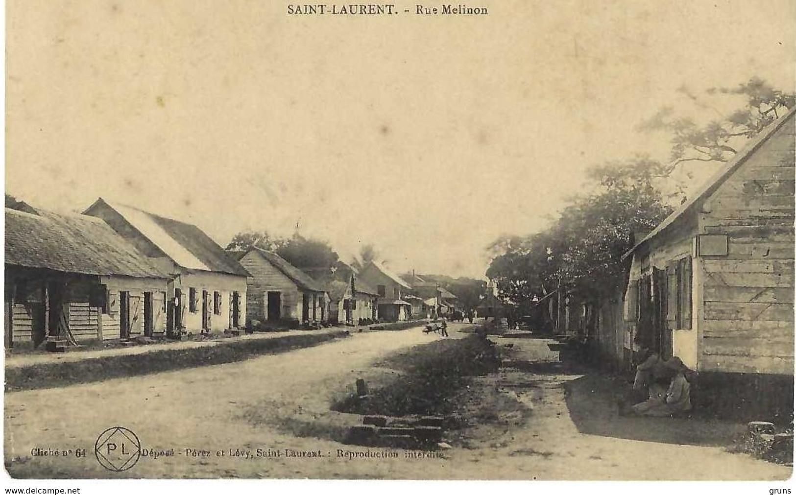 SAINT-LAURENT. - Rue Mélinon, Pas La Vue La Plus Courante - Saint Laurent Du Maroni