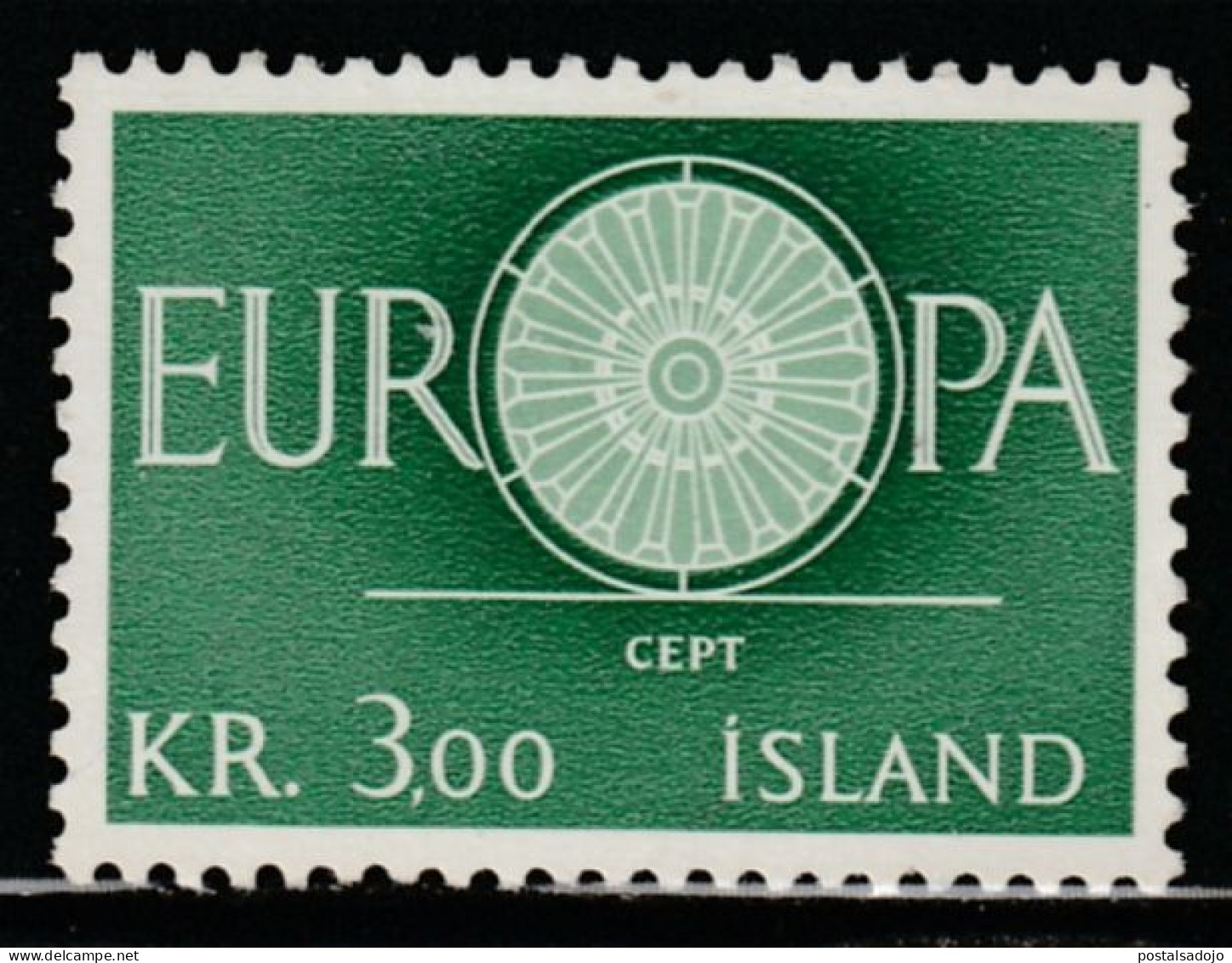 ISLANDIA 22  // YVERT 301  // 1960 - Unused Stamps