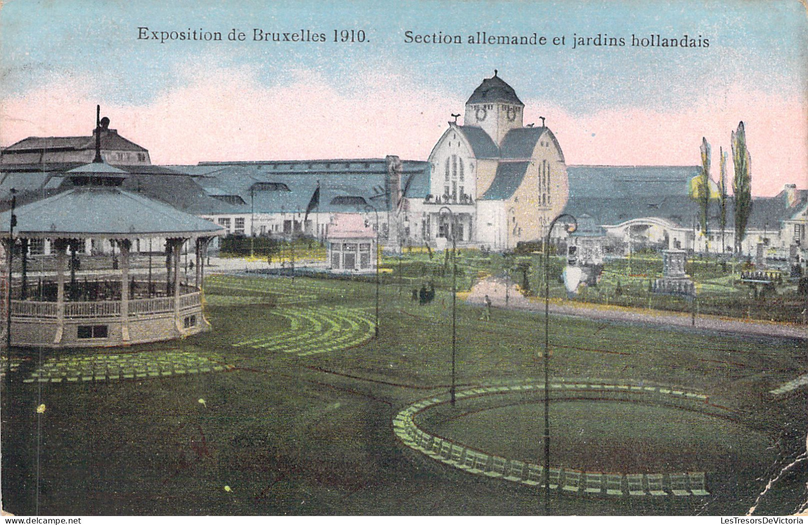 BELGIQUE - BRUXELLES - Exposition Universelle 1910 - Section Allemande Et Jardins Hollandais - Carte Postale Ancienne - Wereldtentoonstellingen