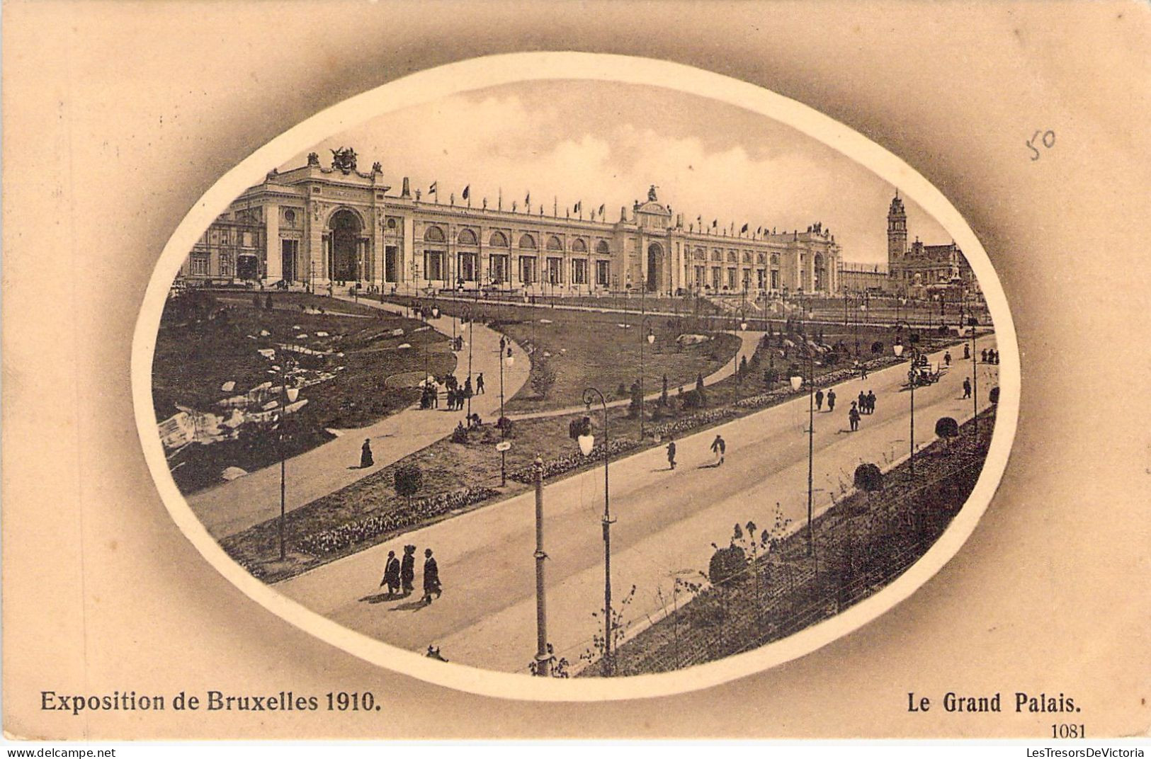 BELGIQUE - BRUXELLES - Exposition Universelle 1910 - Le Grand Palais - Carte Postale Ancienne - Wereldtentoonstellingen