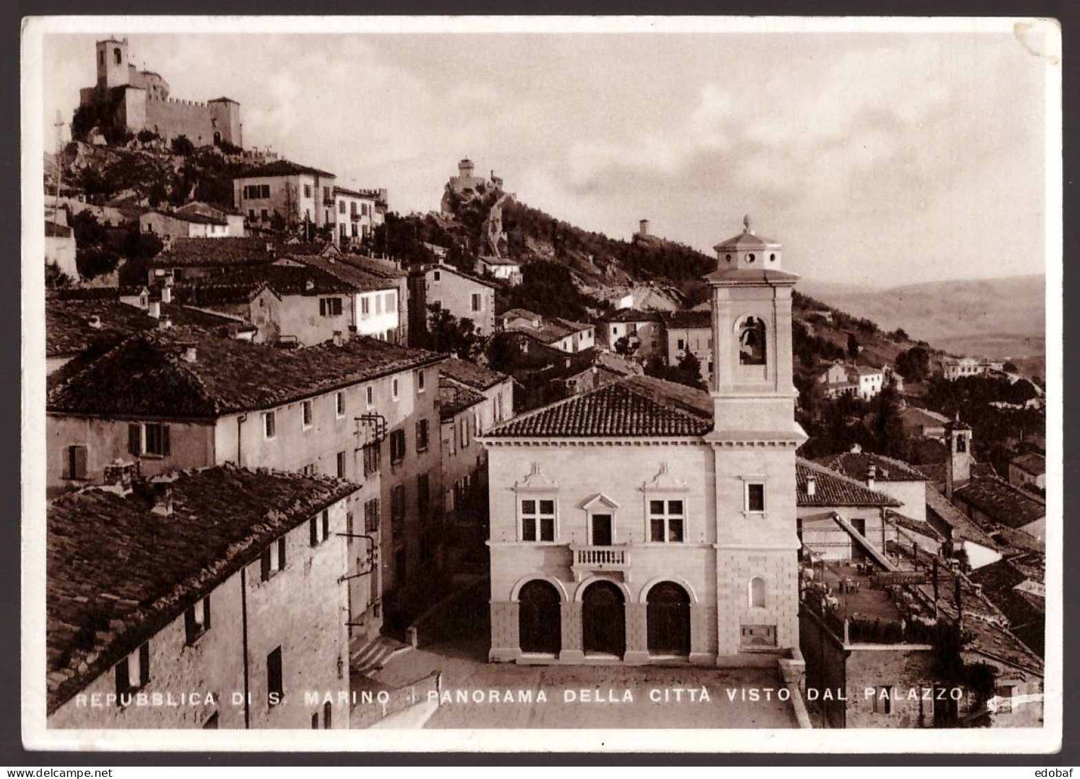 San Marino, Cartolina Del 1935 Per La Cecoslovacchia    -DM70 - Brieven En Documenten