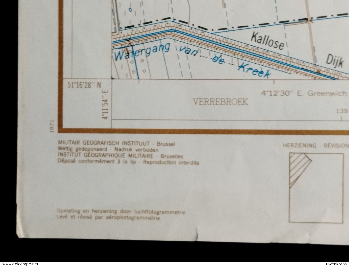 Topografische Kaart Haven Antwerpen Lillo Doel BASF Voor de Havenuitbreiding LINKEROEVER Waaslandhaven Zandvlietsluis