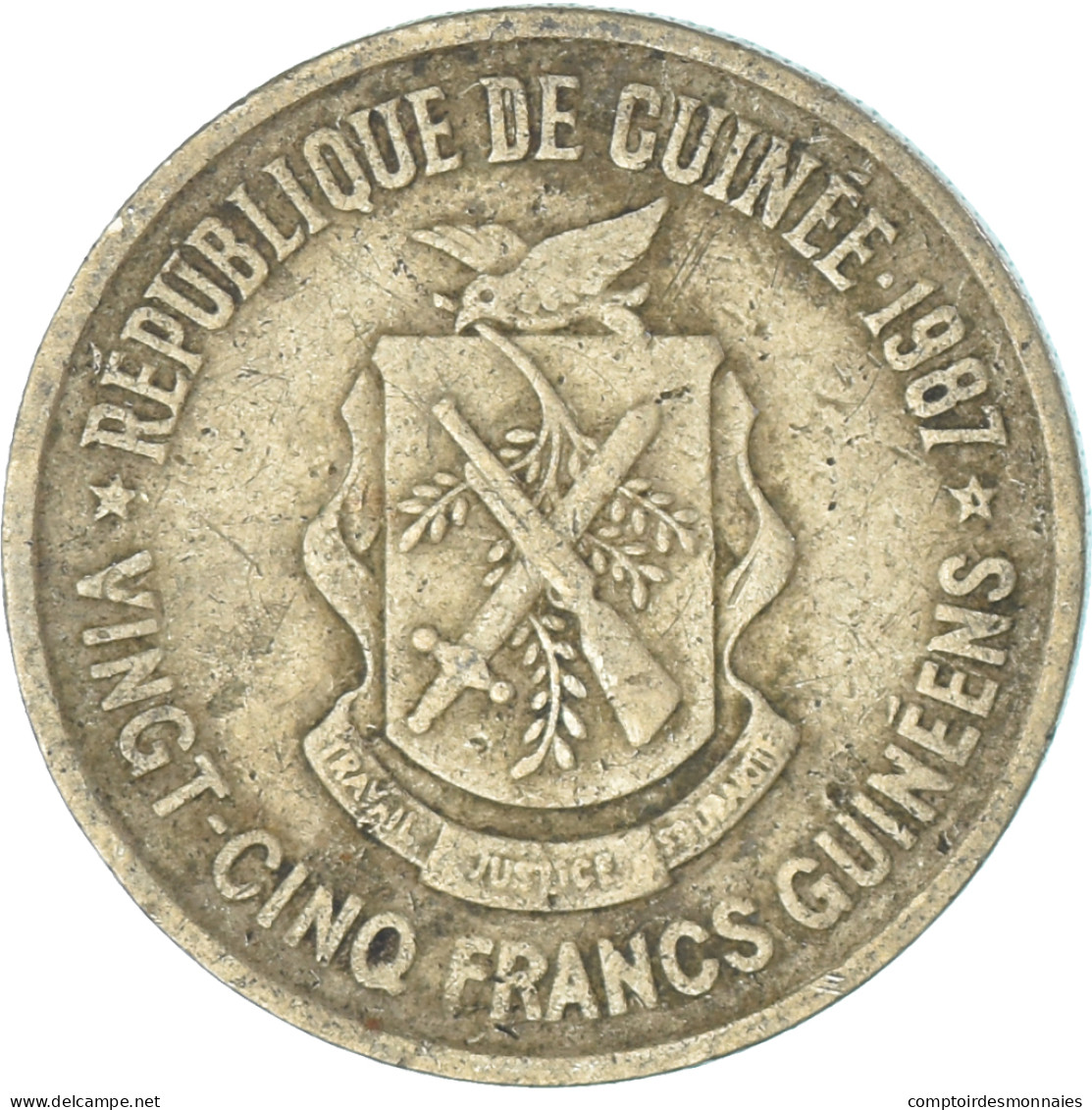 Monnaie, Guinée, 25 Francs, 1987 - Guinee