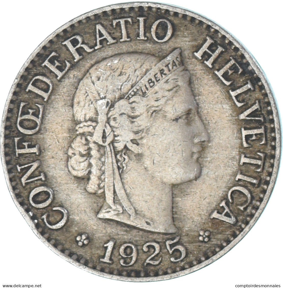 Monnaie, Suisse, 10 Rappen, 1925 - Autres & Non Classés