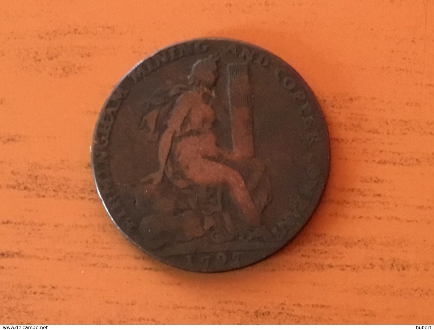 Half Penny Birmingham Mining And Copper Company 1799 - Andere & Zonder Classificatie