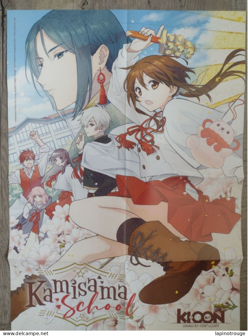 Affiche MODOMU Akagawara Kamisama School Manga Ki-oon 2022 - Posters