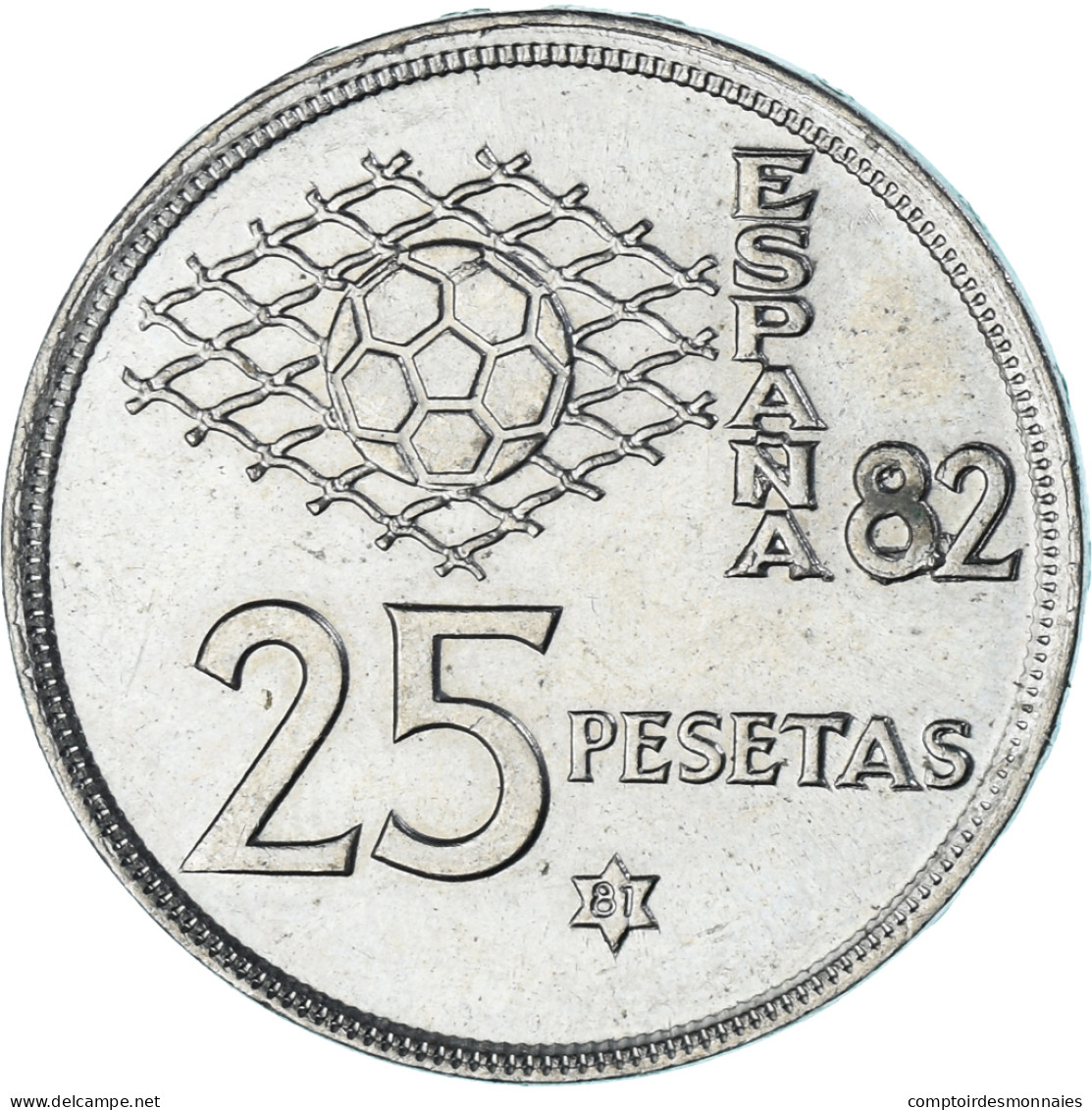 Monnaie, Espagne, 25 Pesetas, 1981 - 25 Peseta